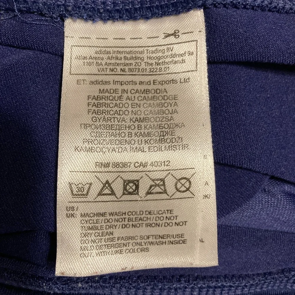 Adidas Climalite Women’s Small Navy Blue Athletic Leggings - Picture 5 of 5